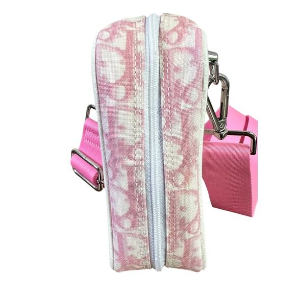 Christian Dior Trotter No. 2 Pink & White Crossbody Bag (CDXX125) - Picture 5 of 8
